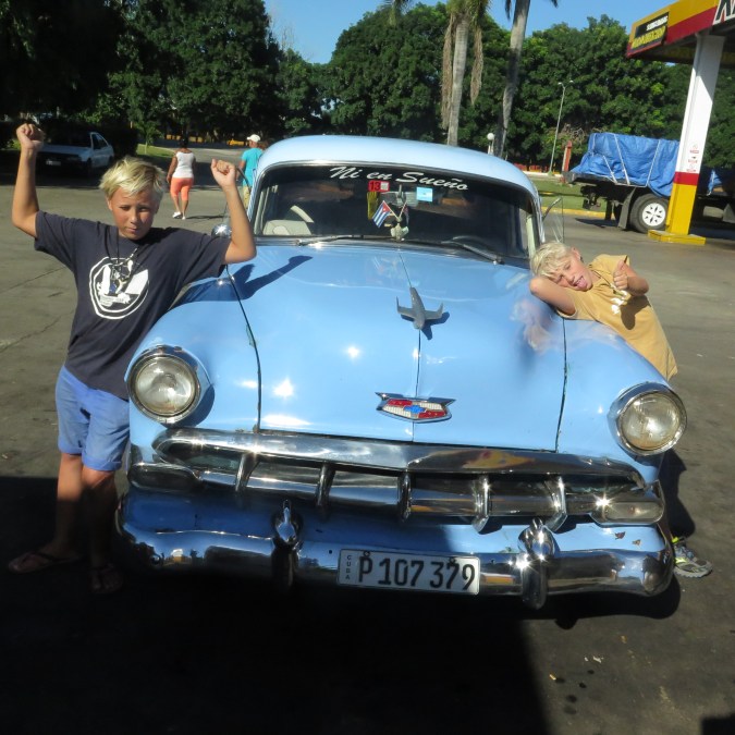 Taxi gjennom Cuba. Foto: Birte Runde