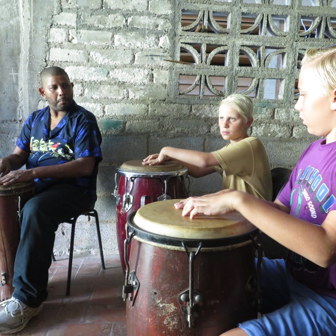 trommekurs på Cuba. Foto: Birte Runde
